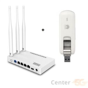 Комплект Netis MW5230 Wi-Fi Роутер + 3G 4G GSM LTE модем Huawei E3276