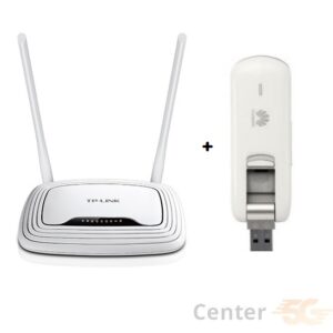 Комплект TP-Link TL-WR842N Wi-Fi Роутер + 3G 4G GSM LTE модем Huawei E3276