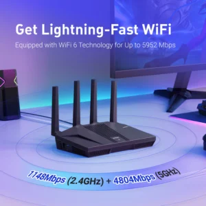 Маршрутизатор GL.iNet Flint 2 Wi-Fi 6 GL-MT6000